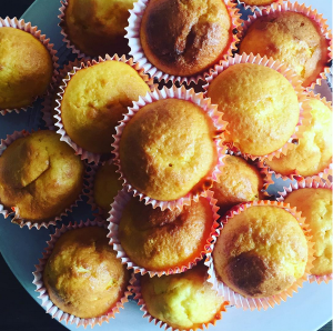 petits cakes à l'orange